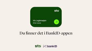 Nå får du legitimasjon på mobilen med IDkort i BankIDappen [upl. by Nauqaj]