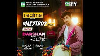 Darshan Raval Live  PIET Panipat  Teaser Maestros 2023 [upl. by Nallac]