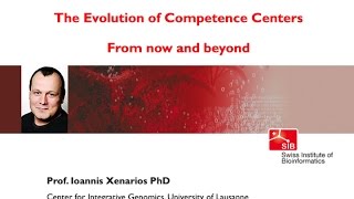 Ioannis Xenarios VitalITSwissProt  The Evolution of Competence Centers from now and beyond [upl. by Ahsihat]