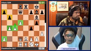 🎦 Faustino Oro vs Hikaru Nakamura  arenakings hikarunakamura [upl. by Ibbor]