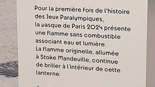 Paris 2024 La vasque olympique dans le jardin des Tuileries 6 septembre 2024 [upl. by Medardas646]