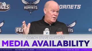 Hornets vs Celtics Coach Clifford Postgame Media Availability  11202023 [upl. by Usanis568]