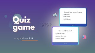 Create Quiz App  using HTML CSS JAVASCRIPT  responsivewebsite heresthecode quizapp quizgames [upl. by Etnomal]