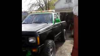 DampR prowler led lightbar install on lifted chev s10 [upl. by Shelby]