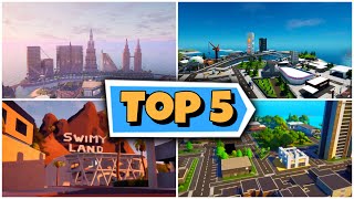 TOP 5 MEILLEURES MAP ROLEPLAY FORTNITE  MAP RP  CréaTv [upl. by Eliseo]