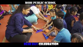 Blue Day Celebration  Modi Public School [upl. by Wiggins]