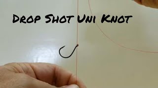 How to Tie Fishing Knot Drop Shot Knot  Union [upl. by Aniri]