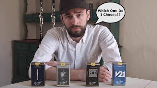 Review and Comparison Full Vandoren French Cut Bb Clarinet Reed Lineup [upl. by Teyugn]