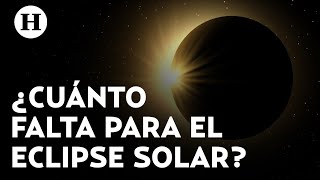 ¿Cuántos días faltan para ver el eclipse solar total 2024 desde México [upl. by Steffane110]