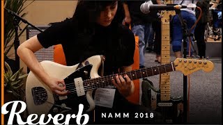 Sarah Lipstate of Noveller on Experimental Effects  Winter NAMM 2018 [upl. by Eudosia]