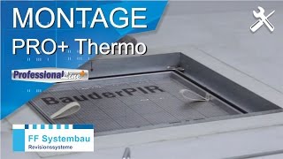 FF System PRO Thermo  Schachtabdeckung  Schachtdeckel  Montage FF Systembau [upl. by Suolevram]