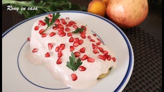 Chiles en Nogada  receta fácil para principiantes en la cocina  comida mexicana [upl. by Myke]