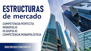 Microeconomía Estructuras de mercado  competencia monopolio [upl. by Ahseia650]