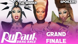 Season 16 UPTADED FINALE Heavy Spoilers  RuPauls Drag Race TOP 2 MISS CONGENIALITY ETC [upl. by Nodarb257]