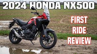 2024 Honda NX500 First Ride Review  The CB500X gets a makeover [upl. by Leafar]