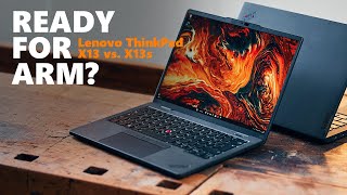 We tried an ARMpowered ThinkPad so you dont have to  Lenovo ThinkPad X13 vs X13s Review [upl. by Anaujit68]