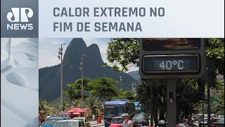 Temperatura no Rio de Janeiro pode chegar a 42°C no sábado 18 [upl. by Silsby]