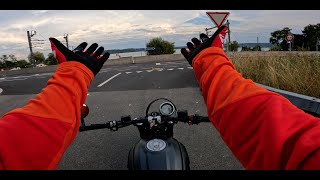 4K DUCATI SCRAMBLER NIGHTSHIFT RAW SOUND Старый город ШВЕЙЦАРИИ SWITZERLAND motolife motovlog [upl. by Leilani]