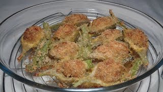 CARCIOFI RIPIENI GRATINATI AL FORNO  Ricetta facile e veloce [upl. by Euqinemod]