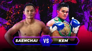 Saenchai vs Kem Sitsongpeenong  Rare Full Fight  Crazy Knockout [upl. by Eberle]