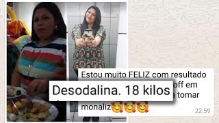 ANTES E DEPOIS 18Kg Estou muito feliz com o resultado do Desodalina [upl. by Slayton]