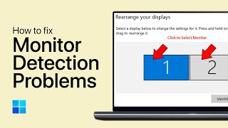 How To Fix Windows Not Detecting Second Monitor [upl. by Ydoj]