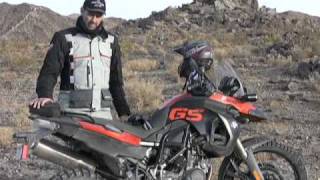 Product Tests  BMW F800GS 2009 Barstow to Vegas Dual Sport [upl. by Damha]