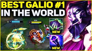 RANK 1 BEST GALIO IN THE WORLD AMAZING GAMEPLAY  Season 13 League of Legends [upl. by Yr]