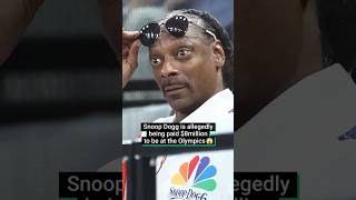 Snoop Dogg Is Allegedly Being Paid 8million To Be At The Olympics 😱🤑 [upl. by Grube]