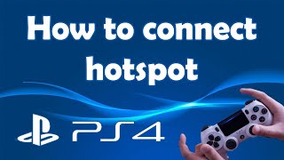 How to connect phone hotspot to PS4 [upl. by Llecram]