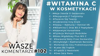 PRZEDZIAŁY PROCENTOWE WITAMINY C w KOSMETYKACH  WK102 [upl. by Baily]