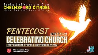 Pentecost Sunday Online Worship  The Salvation Army Chelmsford Citadel  Stream  955am 19052024 [upl. by Lonnard]