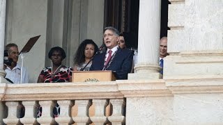 Discurso de Fernando Pimentel no Palácio da Liberdade [upl. by Snilloc]