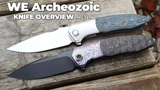 WE Archeozoic Folding Knife  5Minute Review  Atlantic Knife [upl. by Hsetirp]