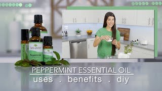 Peppermint Essential Oil Best Uses amp Benefits  Quick How To [upl. by Engleman]