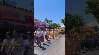 Mepeed in Bali is a sacred and communal procession that symbolizes unity and gratitude to the gods [upl. by Esmerelda485]