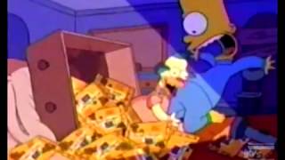 Simpsons Butterfinger BBs Commercial 1994 [upl. by Saisoj]