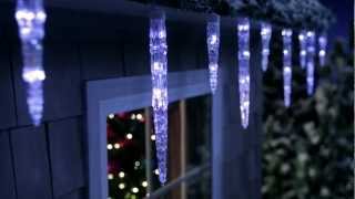 Philips Color Changing Icicle Light Set [upl. by Ahsiuqram]