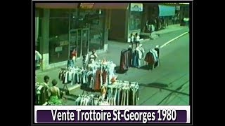 Vente Trottoir St Georges 1980HierAujourdhui [upl. by Illyes]