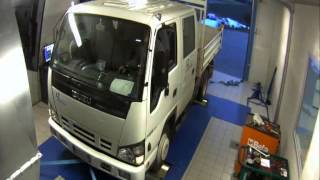 DYNO TEST ISUZU P35 NPR77 30 TD  129cv [upl. by Papp23]