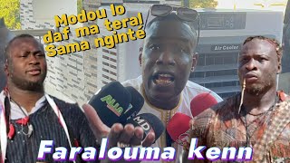 Lirou Diane se décharge sur le combat Ama Baldé Modou Lo quot Faralouma kene Modou lo dafma teral sama [upl. by Adlih364]