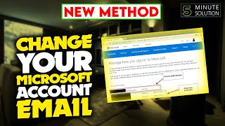 How to change your Microsoft account email 2024 [upl. by Malachi]