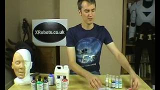 How to paint latex items using pigments and Stretchi paints with an Airbrush [upl. by Feer]