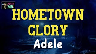 Adele  Hometown Glory  Karaoke Hits TV [upl. by Lemrahc]