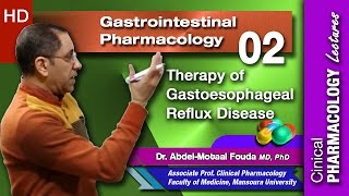 GIT Pharmacology Ar 02  Therapy of gastroesophageal reflux disease GERD [upl. by Devin715]