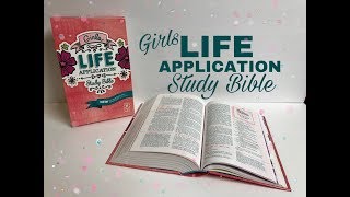 NLT Girls Life Application Study Bible Review [upl. by Leahcin]