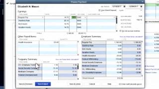 QuickBooks Payroll 2014 Turning on Payroll [upl. by Yanal838]