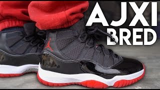 AIR JORDAN 11 quotBREDquot 2019 REVIEW AND ON FOOT IN 4K [upl. by Kornher145]