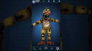 Withered Chica FNaF Workshop amp Voice Line Animation [upl. by Larcher]