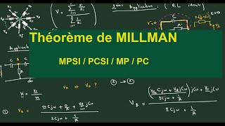 Théorème de MILLMAN MPSI  PCSI [upl. by Laeynad248]